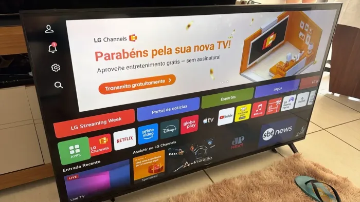 Tv led 55 polegadas LG Bhuetooth Alexia comando voz