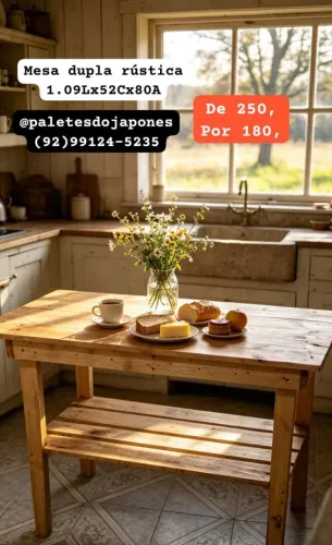 Mesa dupla média