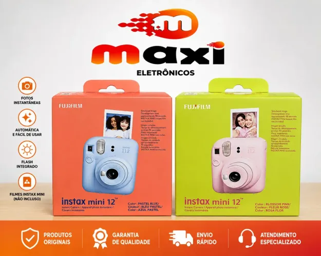 Vendo câmera INSTAX MINI 12