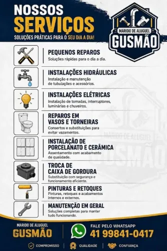 Gusmão: Marido de Aluguel