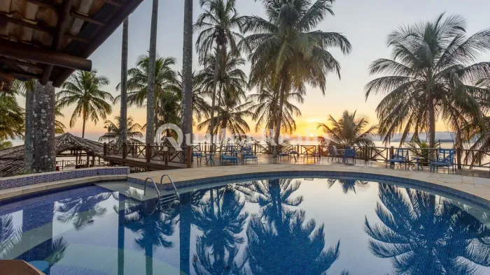 Hotel com vista panorâmica para o mar na Ilhabela