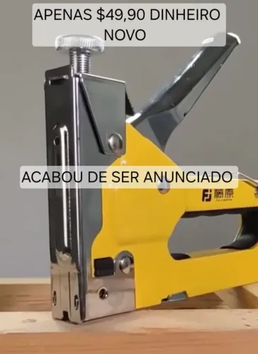 Grampeador profissional manual NOVO*usado apenas uma vez$49,90 dinheiro não envio Retirar