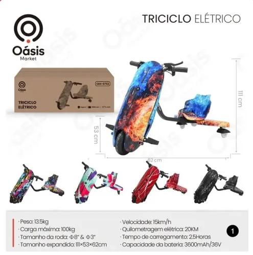 TRICICLO ELÉTRICO
