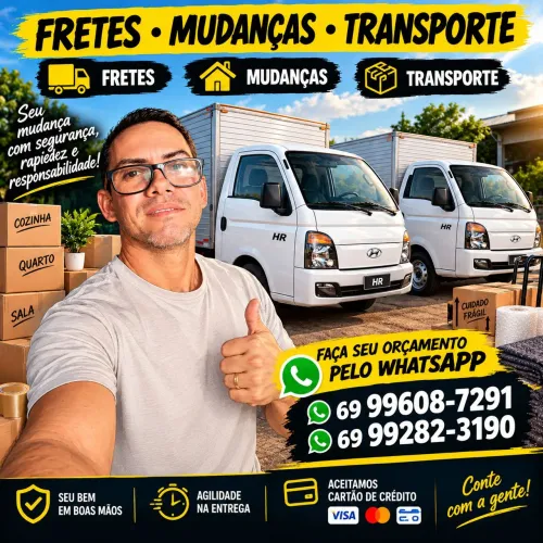 Fretes mudança transporte 
