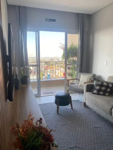 Apto 81m2 2 Dorms 1 Suíte, Banheiro social Cozinha Sala jantar Sala de TV Sacada Planejado