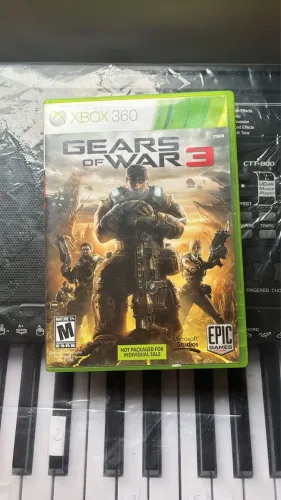 gears of war 3 para Xbox 360 - Original e em ótimo estado