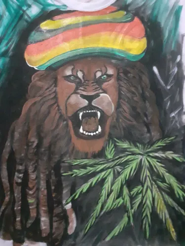 Camisa pintada a mão peça unica