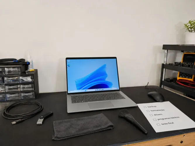 Formatação de notebook e computador com backup e instalação completa