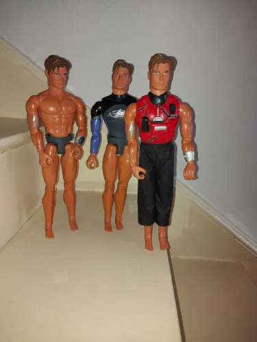 LOTE 3 BONECOS MAX STEEL