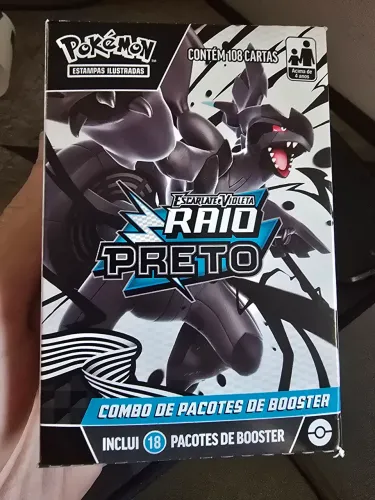 Combo de Pacotes Pokémon Raio Preto