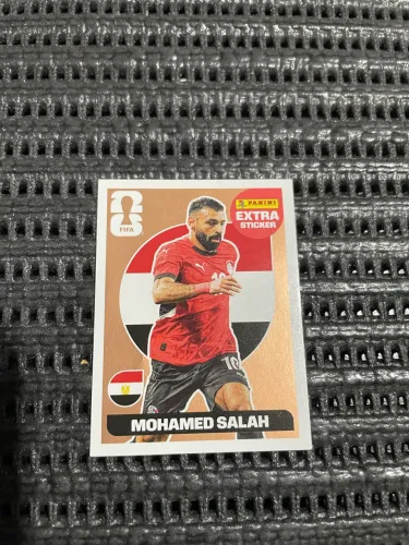 Figurinha Mohamed Salah Legend Dourada