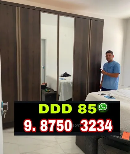 Montador de móveis rápido e eficiente para guarda-roupas, armários, closet e cômodas