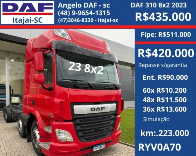 DAF 310 8x2 2023