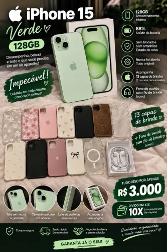 iPhone 15 preço pra sair HOJE