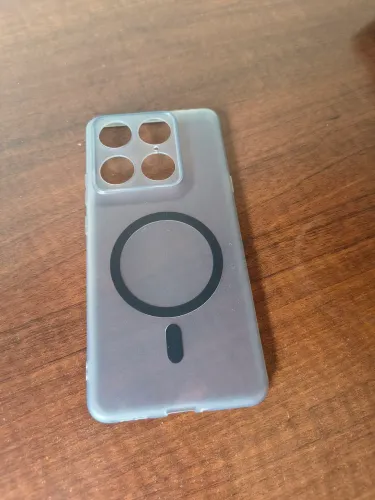 Capinha de silicone com suporte magnético para Motorola signature/ moto x70 Air pro