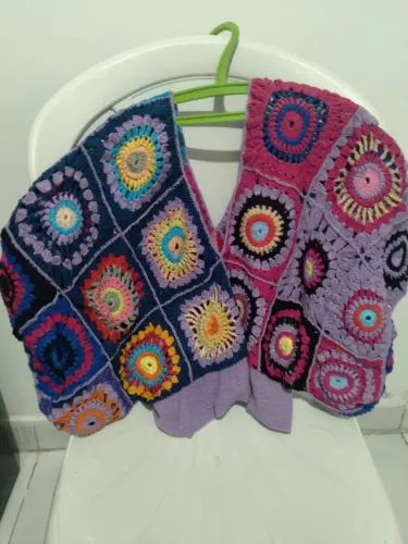 Blusa Squares de Crochet