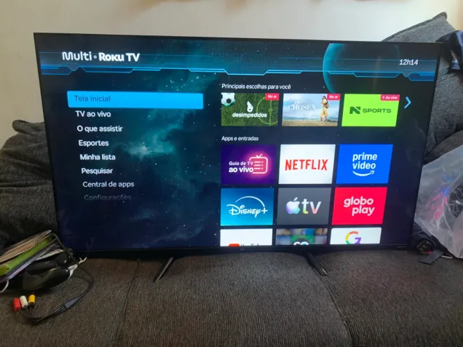 Tv roku nova 5 meses de uso