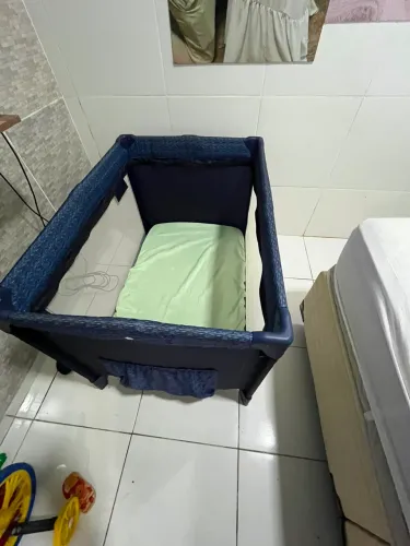 Berço cercado cosco com colchão