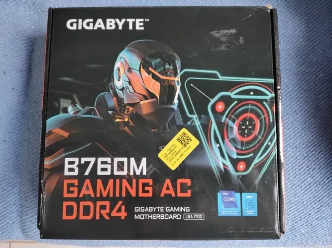 Placa-mãe Gigabyte B760m Gaming Ac DDR4 Lga1700 Intel 12v E 13g