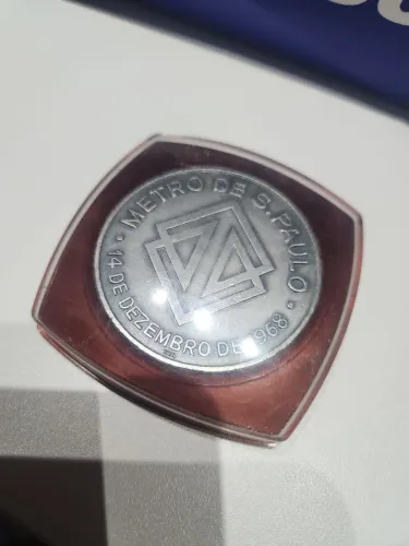 Medalha Comemorativa Metrô 1968