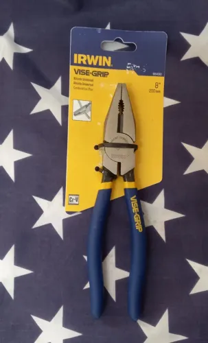 Alicate Universal Irwin Vise grip Azul 8" (203mm) Cromo vanádio alta qualidade Novo 