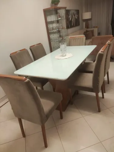 Conjunto de 6 cadeiras para sala de jantar