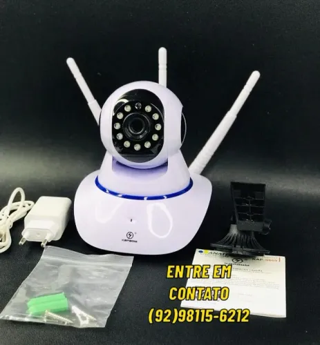 Camera tres antenas para uso abrigado, interno ou externo