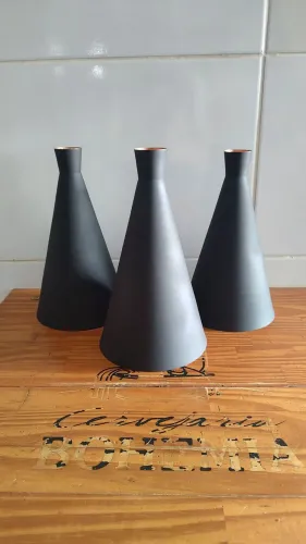 Kit de 3 pendentes para iluminação de balcão de cozinha