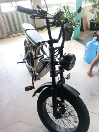 BICICLETA ELETRICA CAVA AE 1000Wat, ARO 20, VEL 50KM/H, POUCO USADA.