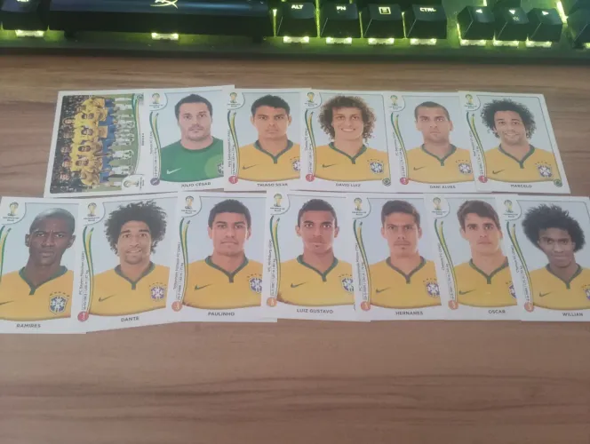 Figurinhas só Brasil da Copa 2014