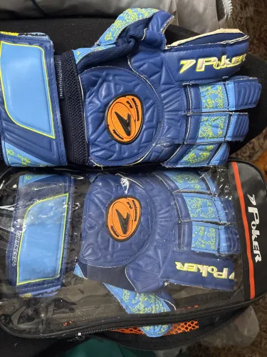 Luva Goleiro - POKER AZUL