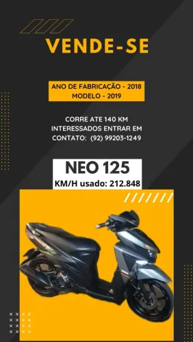 Vende-se está moto