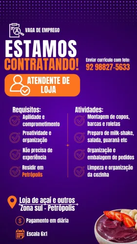 Oportunidade em acaiteria em PETRÓPOLIS