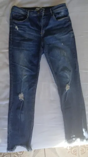 Calça TAMANHO 40 YSC DENIM reta vintage cintura alta