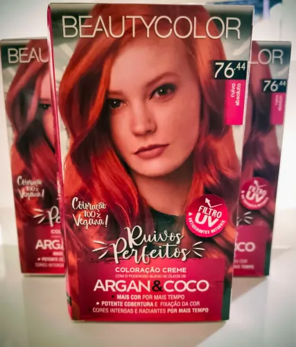Coloração Ruivo Absoluto Beauty Color 76.44- 3 unidades