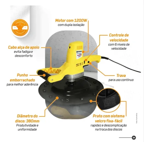Desempenadeira Eletrica 1200W