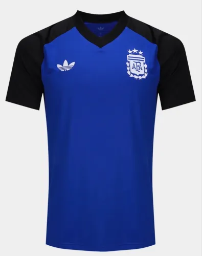 Camiseta Argentina pré jogo copa do mundo g original