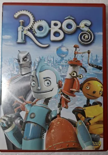 Dvd Robôs Filme Clássico Animação 89Min/ Usado