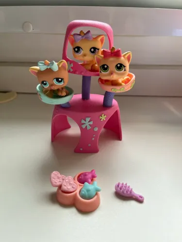 Littlest Pet Shop berçário gatinhos filhotes 