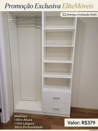 Closet em MDF promoção temos outros modelos