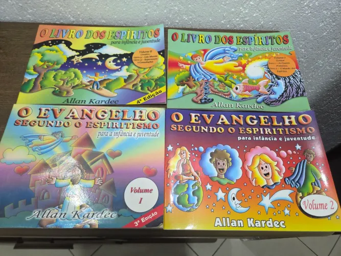 Livros infantis "o evangelho segundo o espiritismo"
