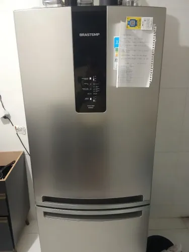 Geladeira Brastemp inverter - 447 Inox 