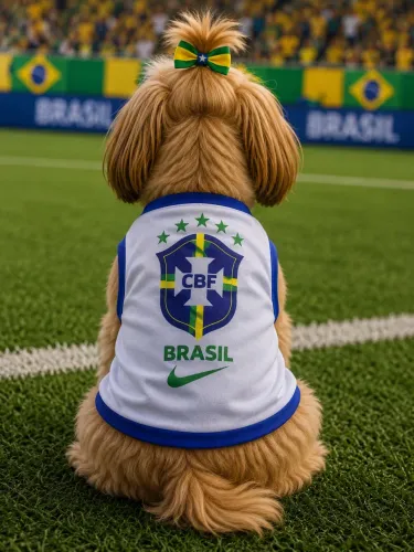 Camisa pet Brasil