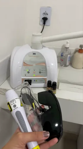 Dermosteam Led Vapor De Ozônio + Probe Led 450nm Ibramed + Ice globes