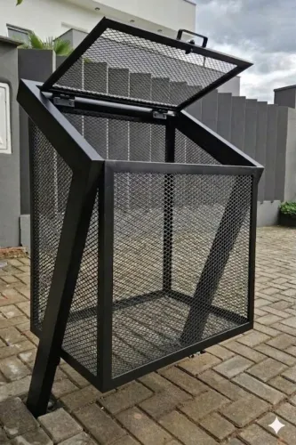 Lixeira grande capacidade 1200lts