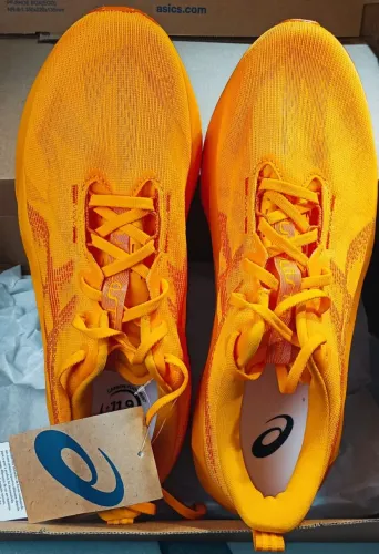 Tênis laranja Asics 43 5 blast
