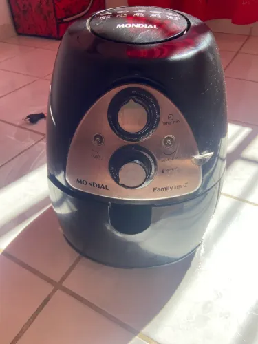 Air Fryer Mondial Family Inox I - Funcionando perfeitamente