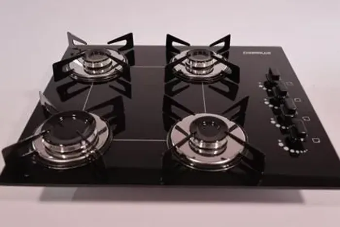 Cooktop Chamalux 4 Bocas Ultra Chama Bivolt Preto - Novo