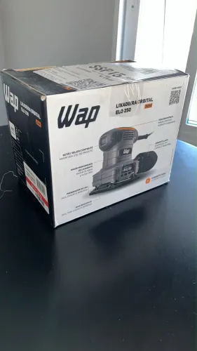 (Uma vez usada) Lixadeira Orbital Wap Elo 250 Com coletor de Pó 250W 14000 opm
