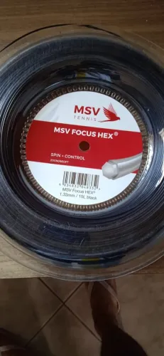Rolo corda de tenis Msv Focus Hex - 200m - 1.33